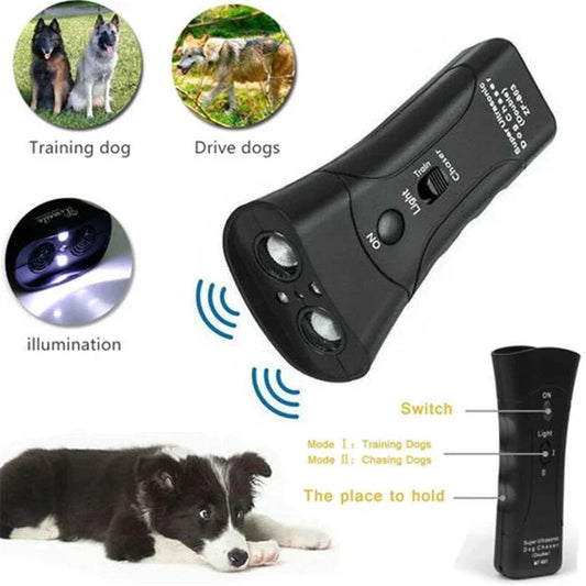 Harmless Ultrasonic Anti-Bark Device for Dog Training